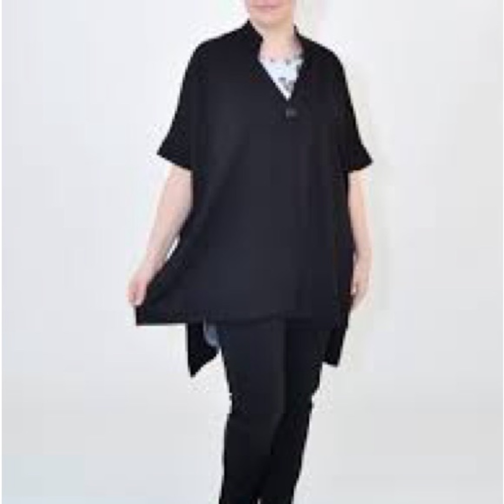 bryn Walker Charlu Jacket black‎ one button cardigan black